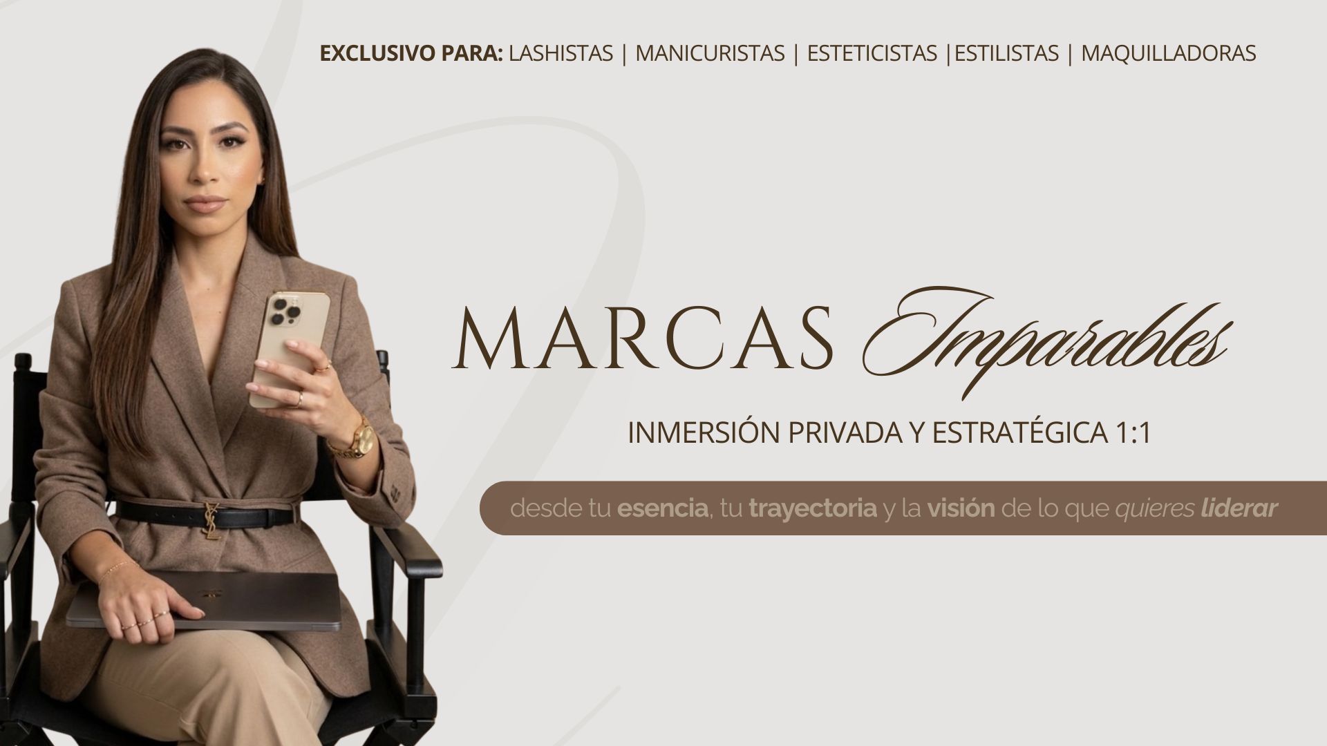 Marcas Imparables — Inmersión privada y estratégica 1:1 con Gabi Gutiérrez